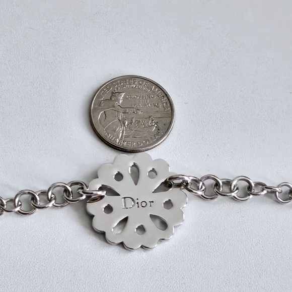 Dior Silver Chain Link Bracelet - Picture 6 of 6